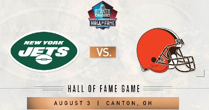 NFL HOF: NY Jets vs Cleveland Browns Live Stream – How to Watch Online